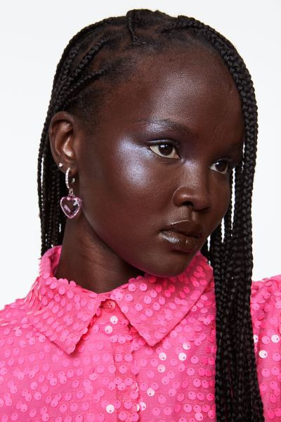 Sequined Shirt Dress | H&M (US + CA)