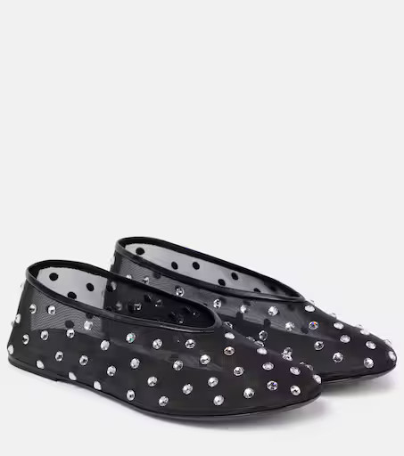Marcy crystal-embellished ballet flats | Mytheresa (US/CA)