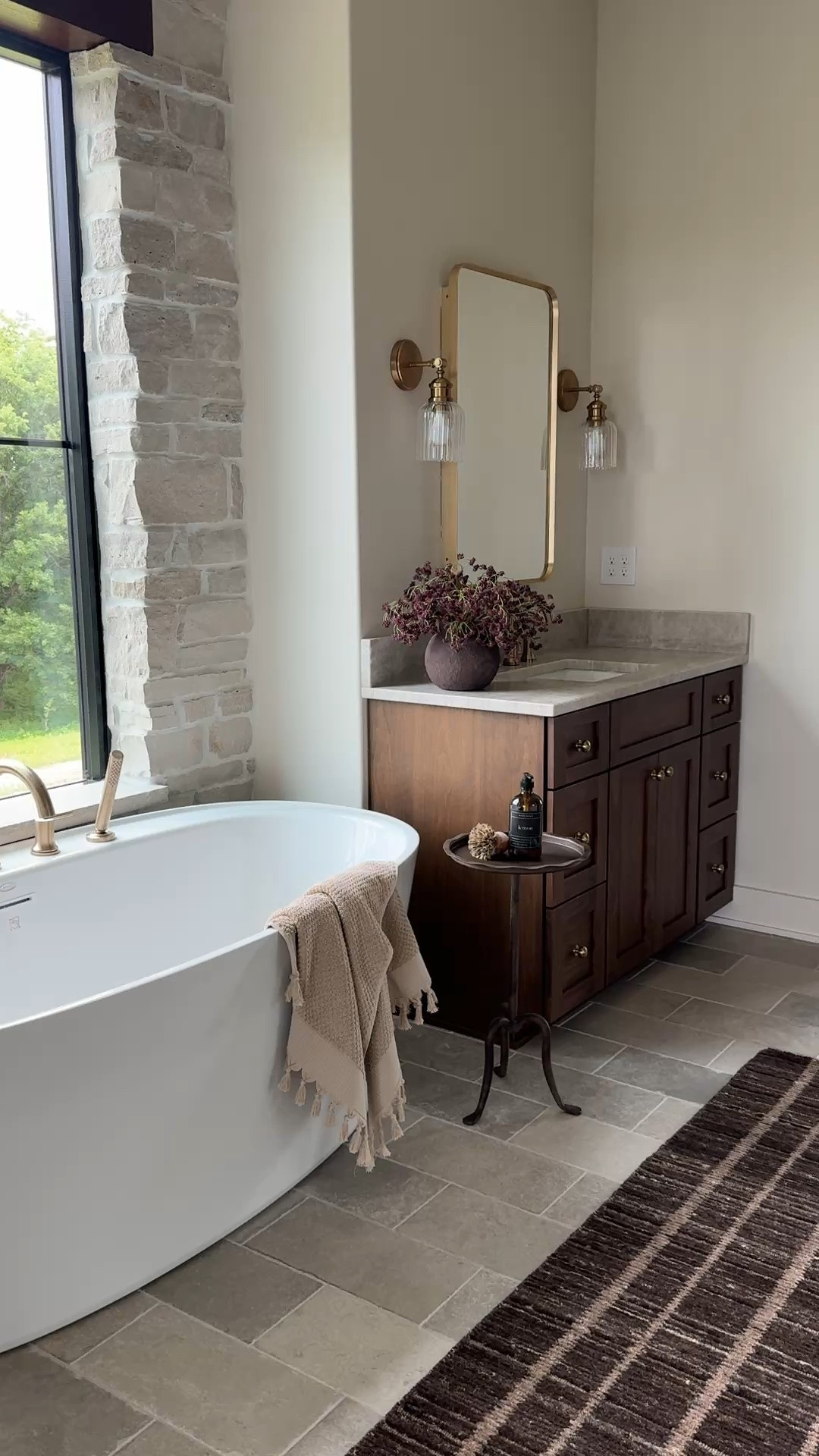 Love the finishes in this beautiful master bath! Use code LDXBLACKBIRCH to save 20% on the sconce lights✨

#LTKHome #LTKSaleAlert
