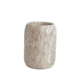 Storied Home 1-Piece Beige Marble Bottle Holder DF7374 - The Home Depot | The Home Depot
