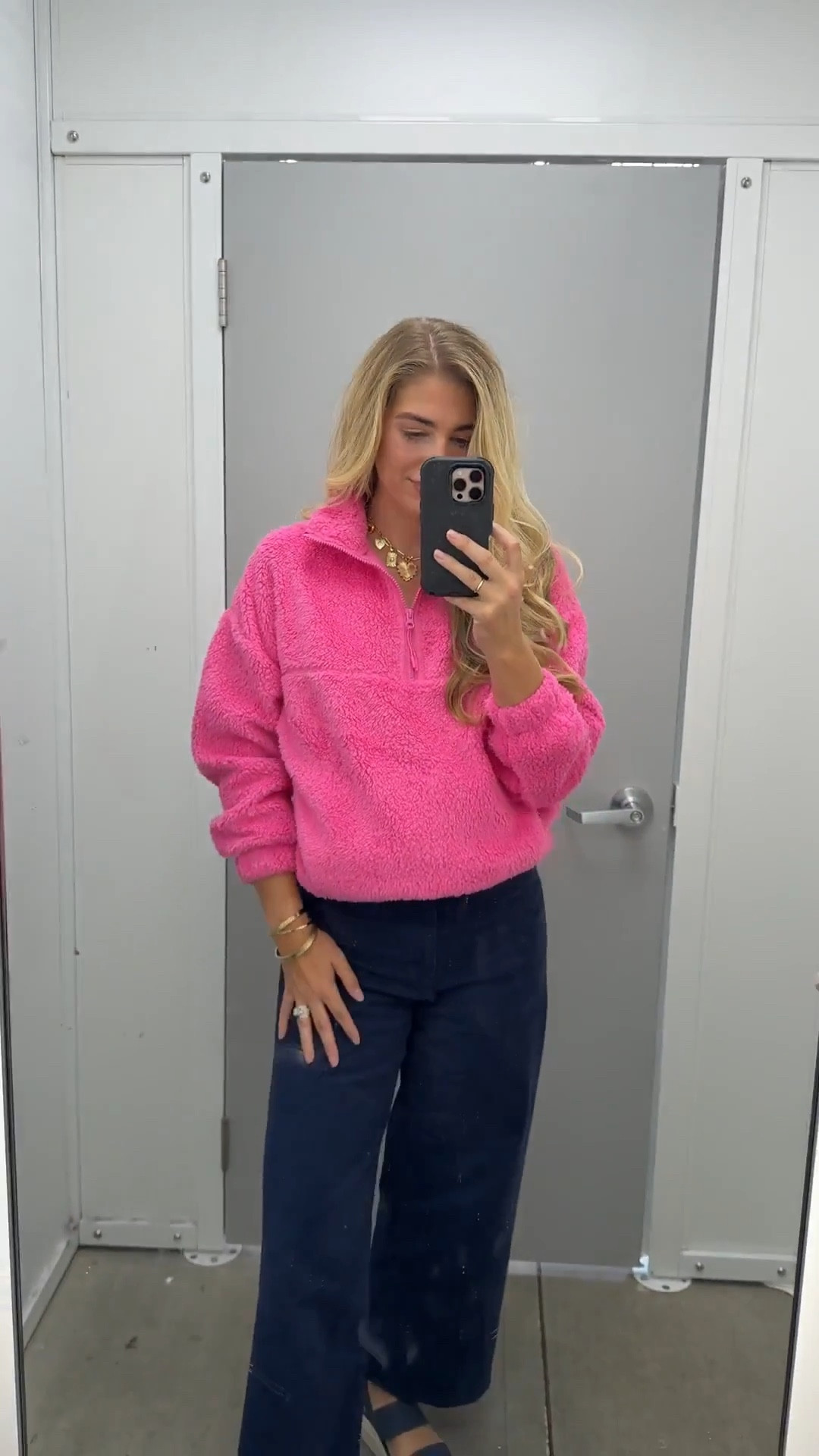 Only $10! Walmart No Boundaries Plush Half-Zip pullover. Incredibly soft and affordable. I sized down to a small, but can easily wear a medium. 


#LTKFindsUnder50 #LTKStyleTip #LTKSaleAlert