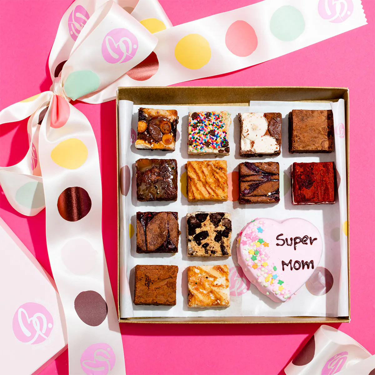 Mother's Day "Super Mom" Brownie Gift Box | Goldbelly