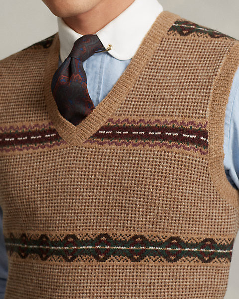 Fair Isle Wool Sleeveless Jumper | Ralph Lauren (UK)