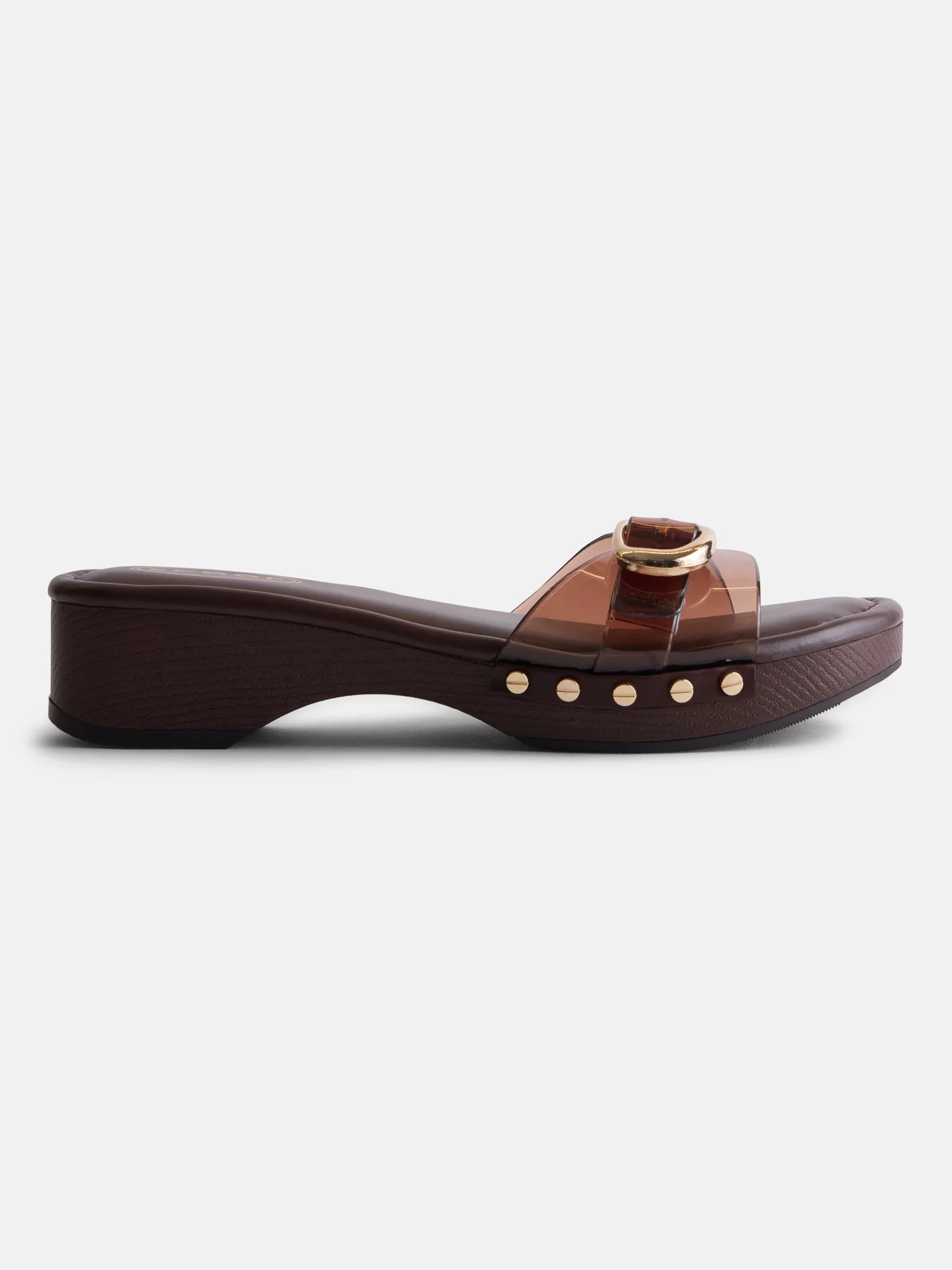 Scoop Women's Lucite Buckle Sandals - Walmart.com | Walmart (US)