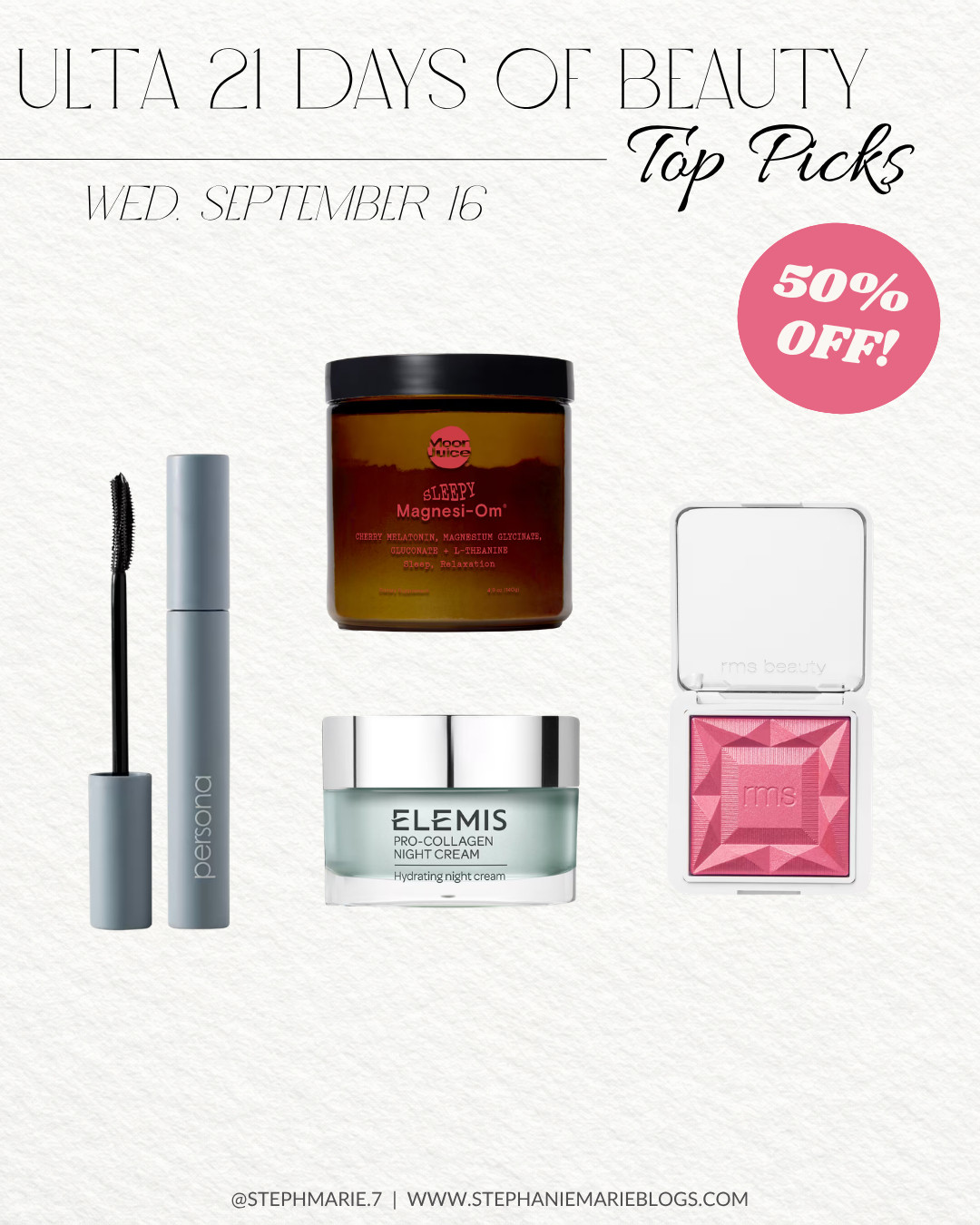ULTA'S 21 DAYS OF BEAUTY SALE IS HERE ✨ These beauty favorites from Persona, Moon Juice, Elemis & RMS Beauty are 50% off today only!  

 #LTKOver40 #LTKSaleAlert #LTKBeauty