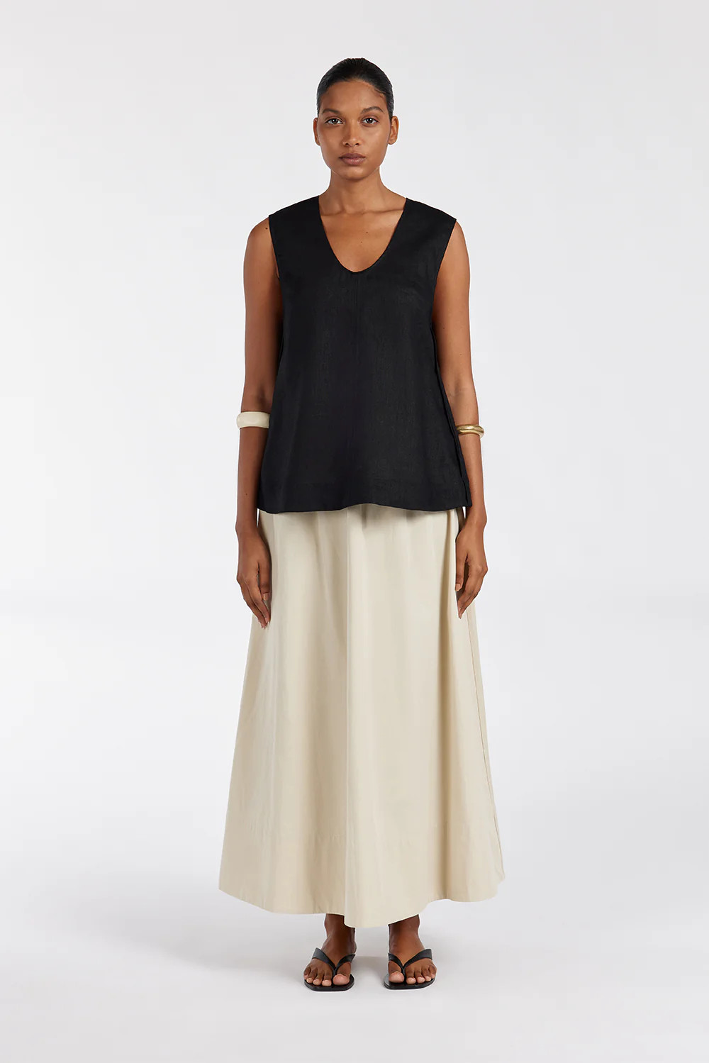 KIRSTY STONE COTTON CIRCLE SKIRT | DISSH