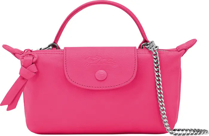 Le Pliage Pink Leather Cosmetics Case | Nordstrom