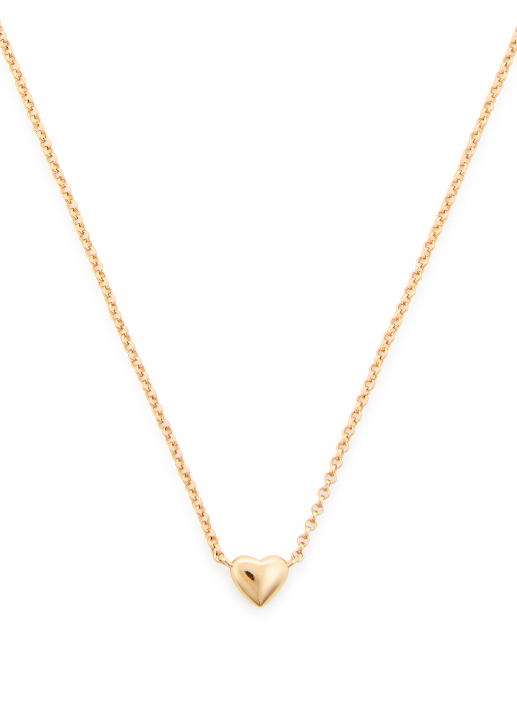 Heart 18kt gold-plated necklace | Harvey Nichols