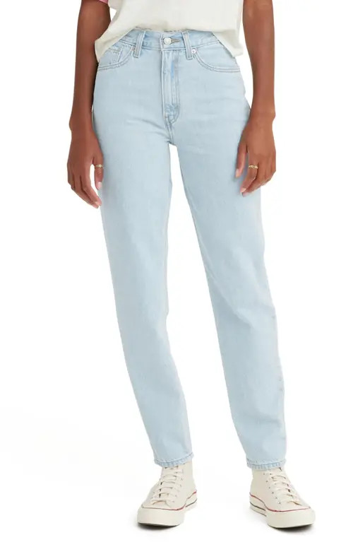 levi's '80s High Waist Tapered Mom Jeans in Light Sugar at Nordstrom, Size 28 X 30 | Nordstrom