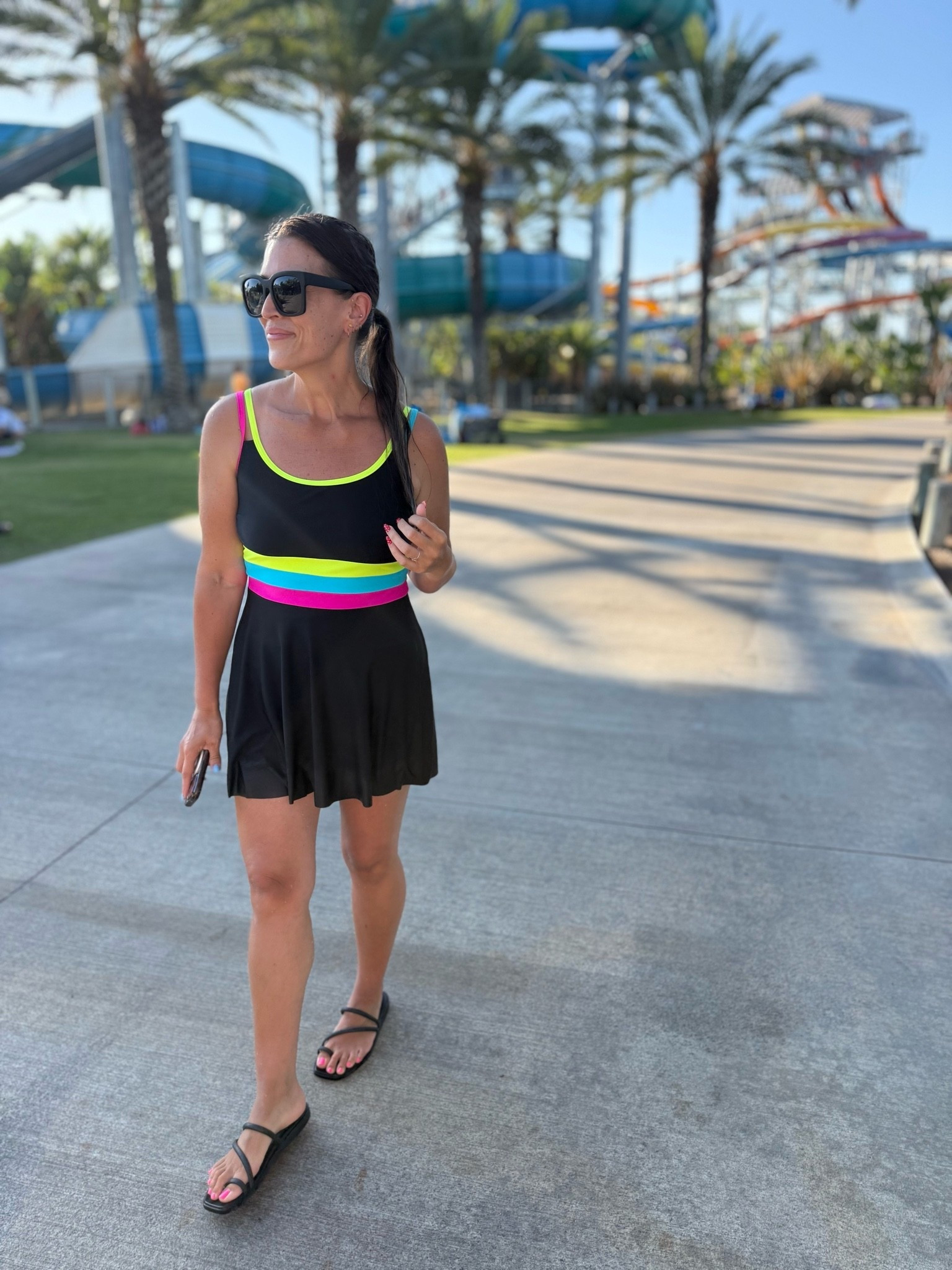 Wore this swimsuit dress all day at the water park and it was perfect! 😍 In size M for reference.

#LTKootd #LTKmomlife #LTKSaleAlert