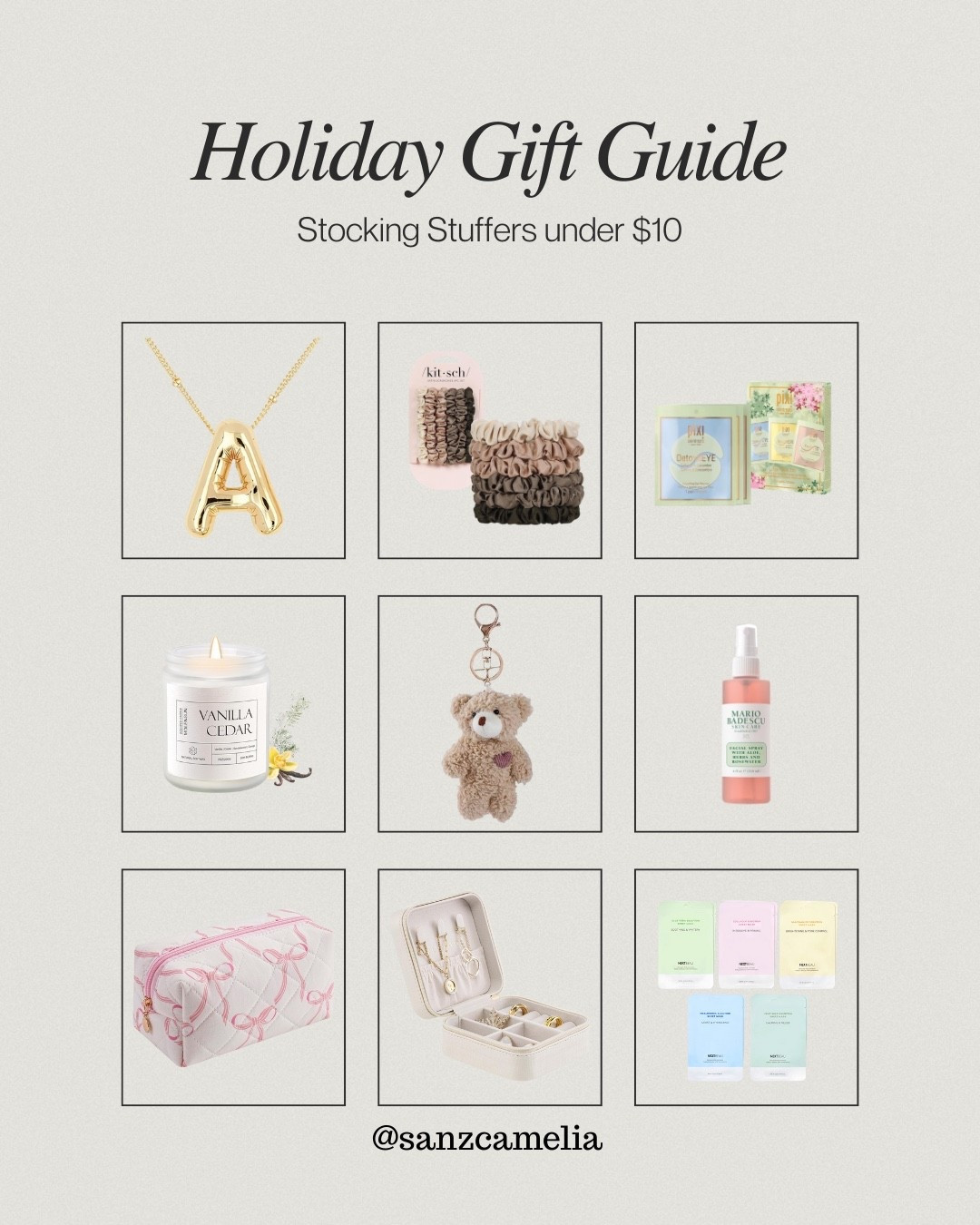 Check out these cute stocking stuffers under $10! Perfect holiday gifts for everyone. #holidaygifts #stockingstuffers
 #gift #holiday #christmasgift #guide #christmas #wishlist #holidaygift #giftsforher #forher #giftunder10


#LTKGiftGuide #LTKHoliday #LTKFindsUnder50