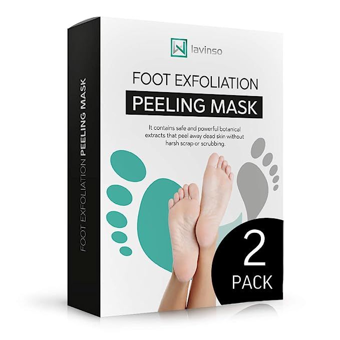 Foot Peel Mask 2 Pack, Peeling Away Calluses and Dead Skin Cells, Make Your Feet Baby Soft, Exfol... | Amazon (US)