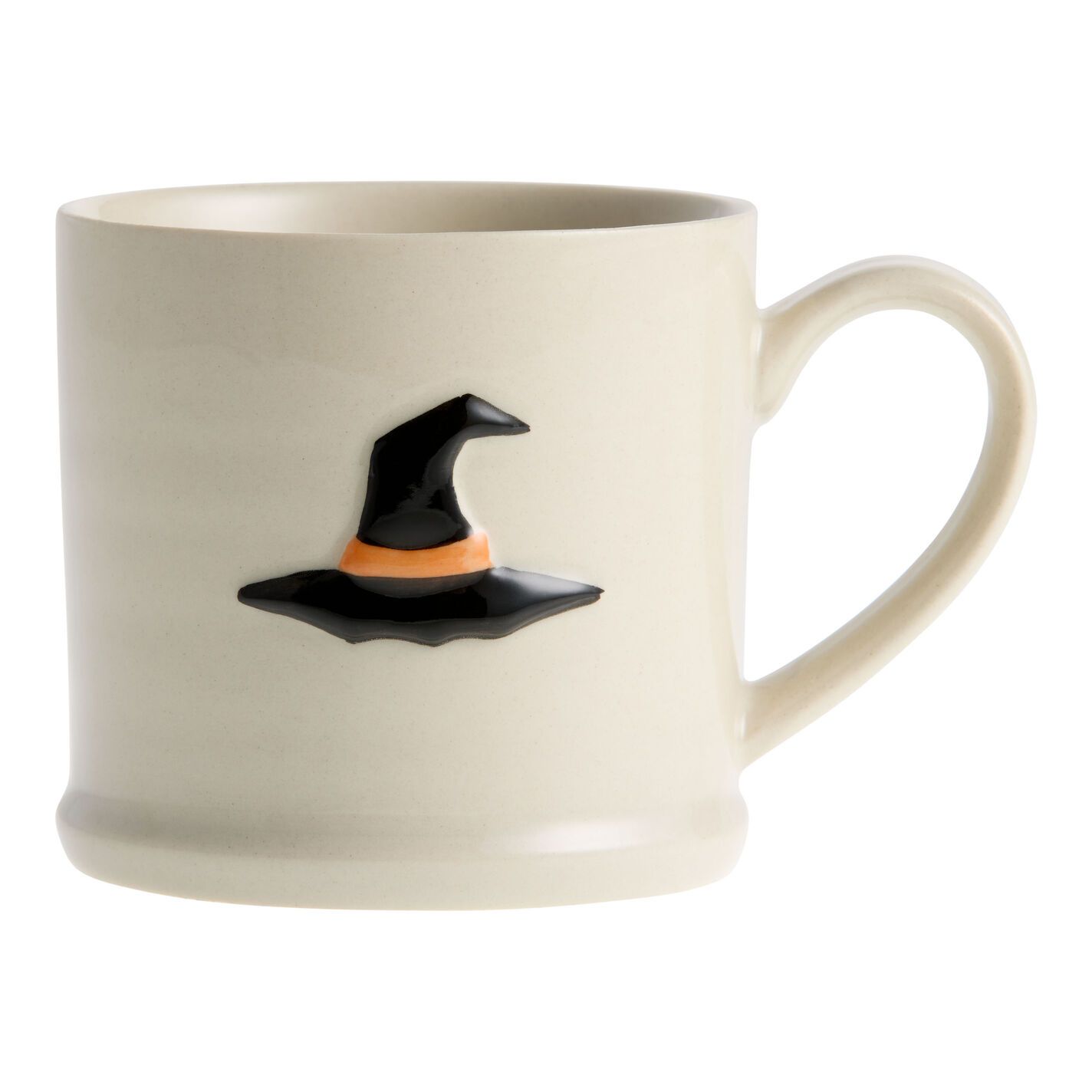 Cream Halloween Icon Hand Painted Ceramic Mug | World Market