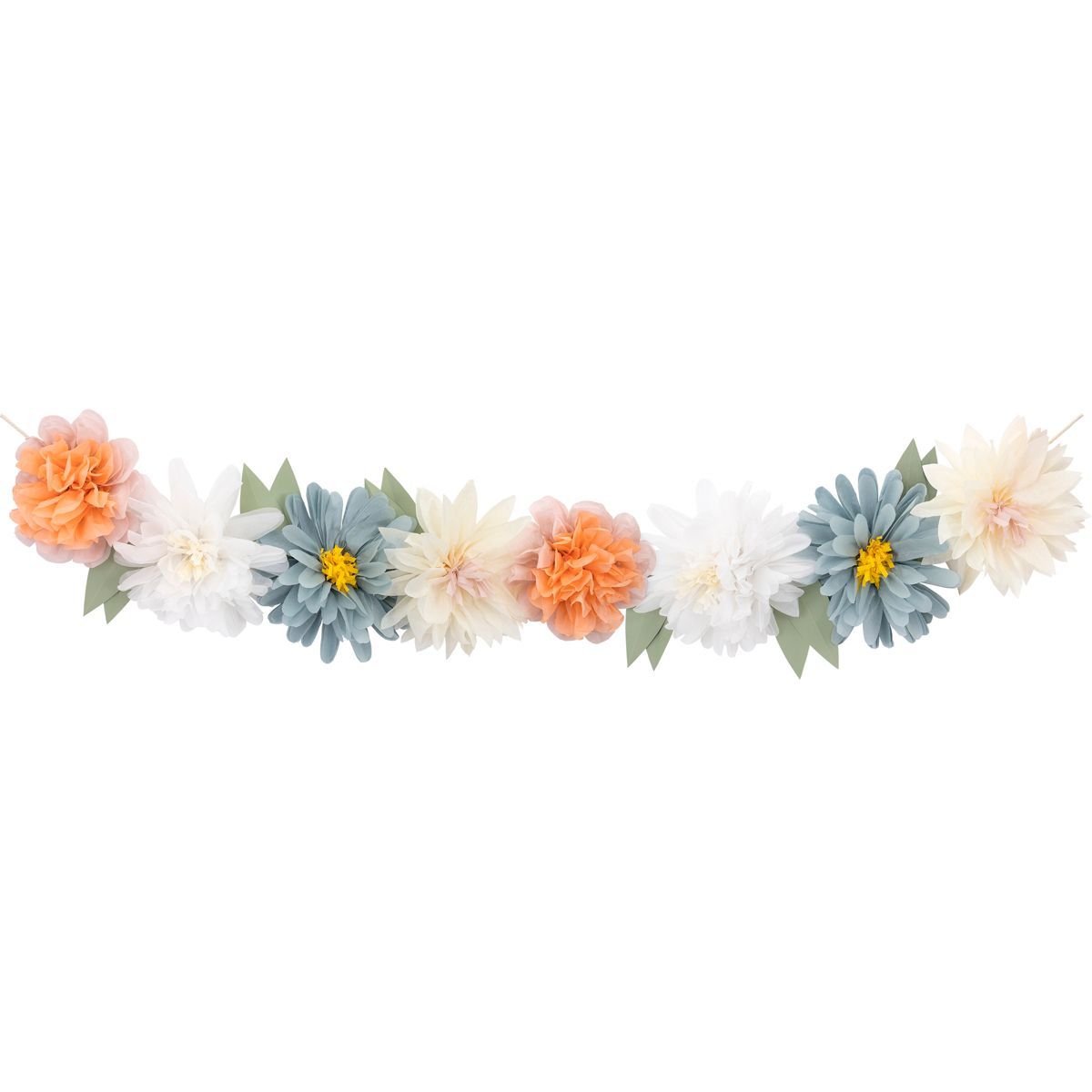 Meri Meri Flowers In Bloom Giant Garland (12.5' with excess cord - Pack of 1) | Target