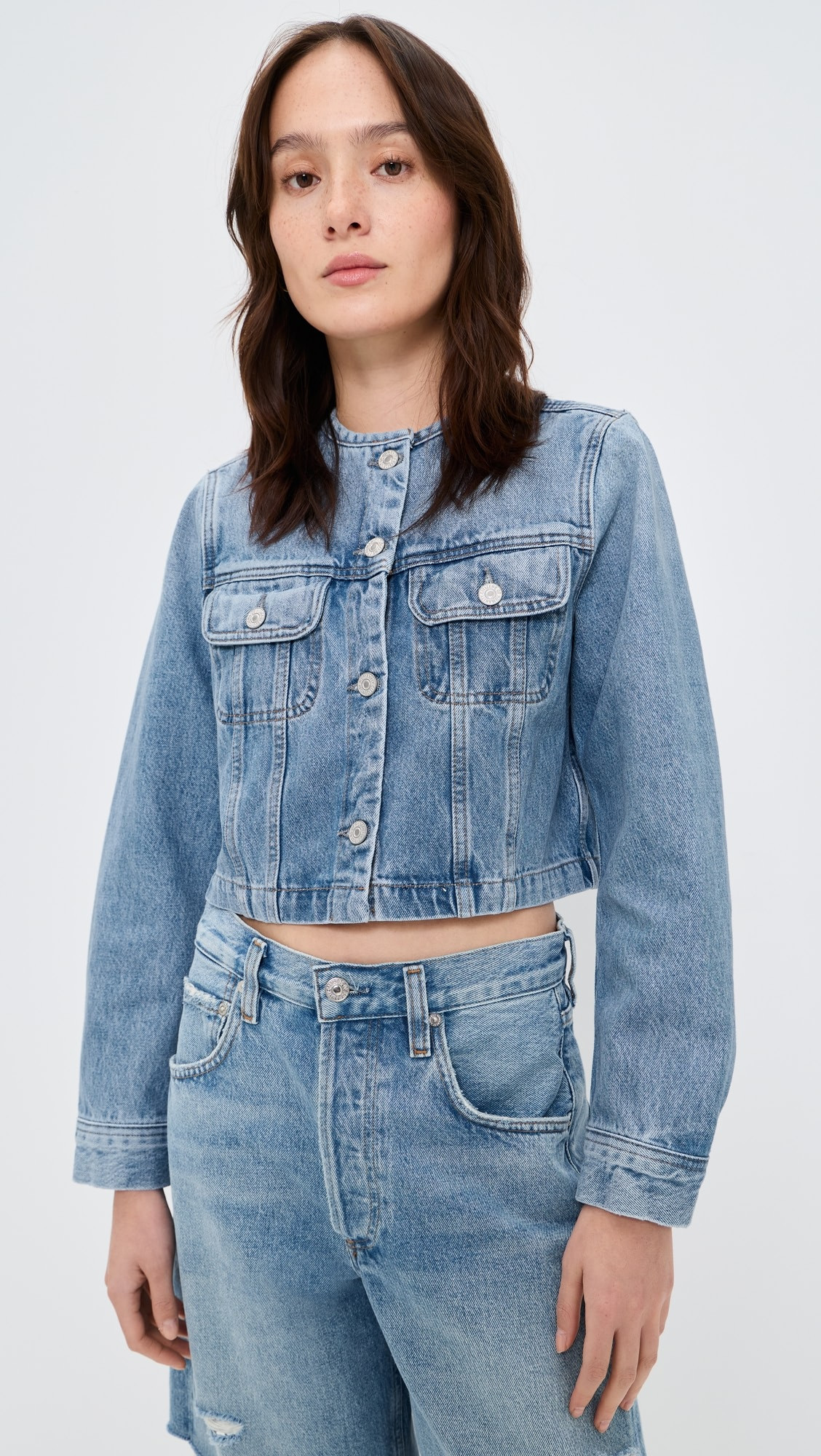 Devin Collarless Jacket | Shopbop