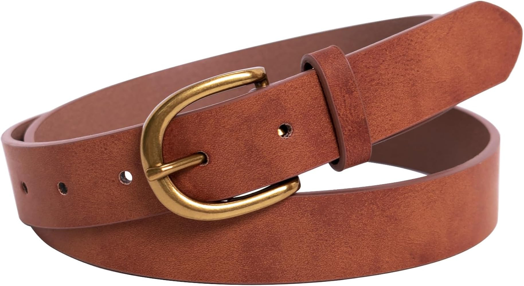 Vintage Buckle Belts for Women Trendy Casual Adjustable Ladies Waist Belt for Dress Jeans | Amazon (US)