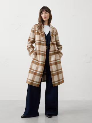 Double Face Tie-Waist Coat | Banana Republic Factory