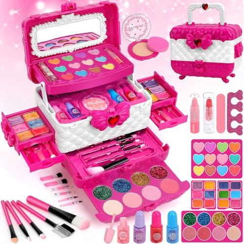 Kids Makeup Kit for Girls Toys, Teensymic Makeup Toys for Girls Washable Makeup Princess Make Up Toy for Girl Age 3-12 Birthday | Amazon (US)
