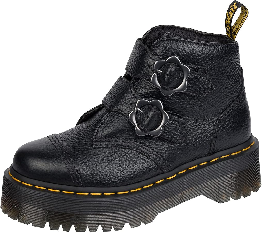 Dr. Martens Women's Devon Flower Ankle Boot | Amazon (US)