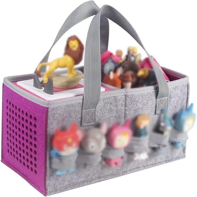 Carrying Case for Tonies Starter Set & Storage Bag for Tonies Figurine, Felt Cloth Musical Toy Fo... | Amazon (US)