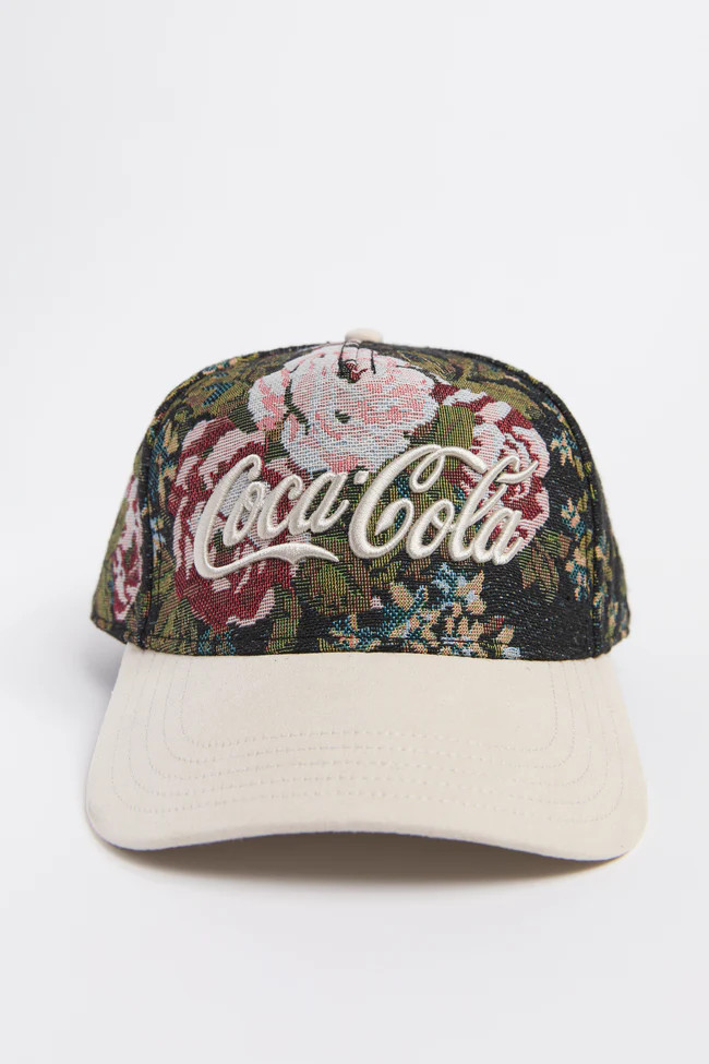 Coca Cola Tapestry Trucker Hat | Pink Lily