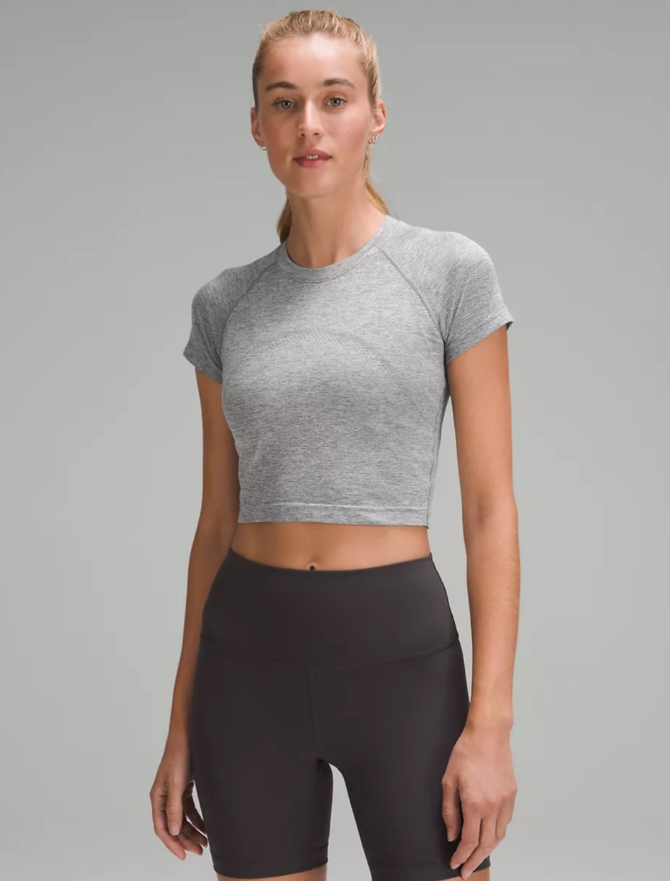 New lululemon cropped swiftly tech!!

#LTKstyletip #LTKFind #LTKFitness