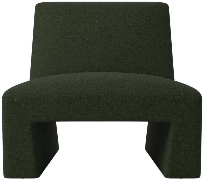 Dario Modern Green Boucle Accent Chair + Reviews | CB2 | CB2