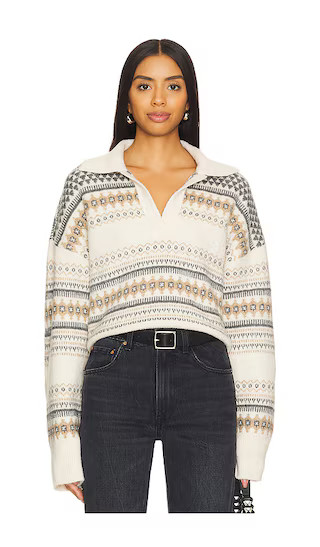 Maliah Fairisle Sweater in Ivory Multi | Revolve Clothing (Global)