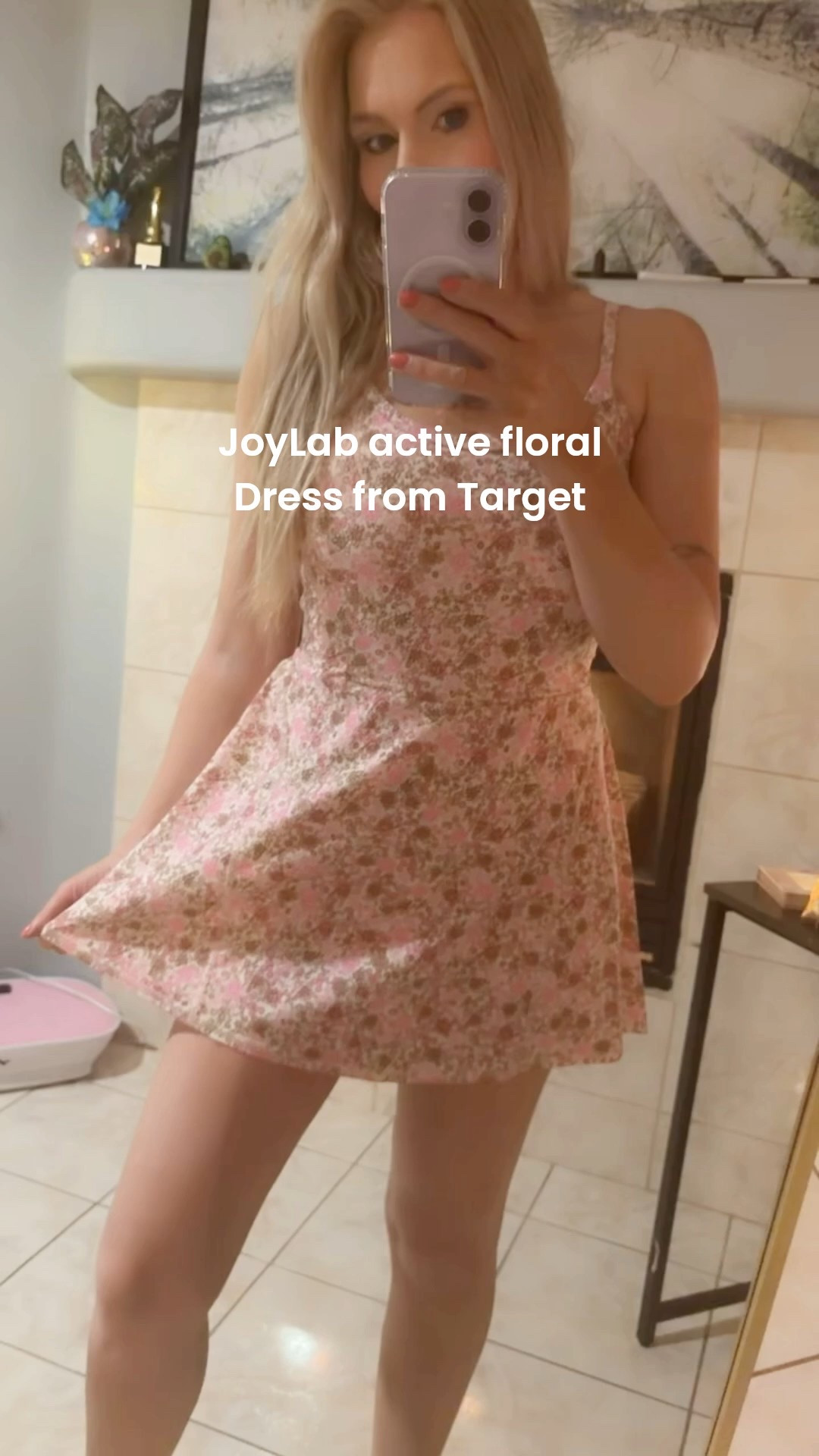 JoyLab floral active dress from target it’s so soft and stretchy and flattering true to size would also be cute for Valentine’s Day because of the adorable floral design 💗

#LTKActive #LTKValentine #LTKmomlife