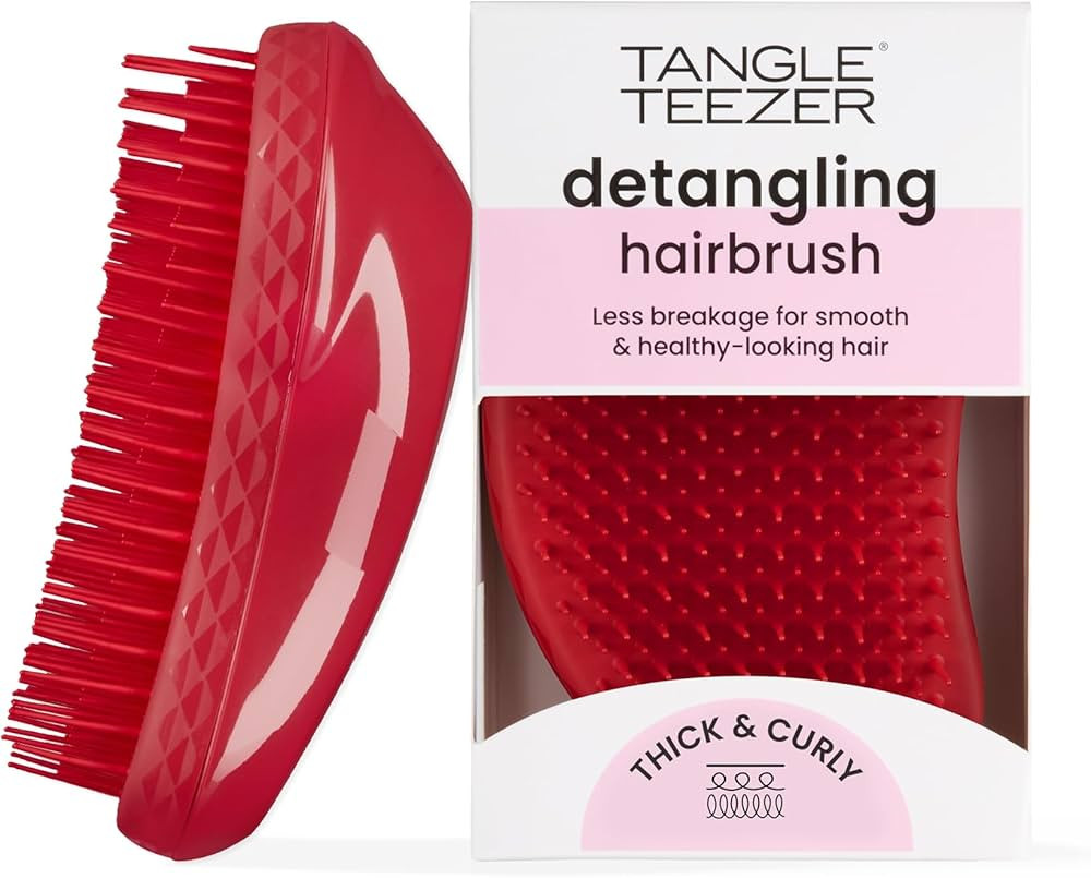 Tangle Teezer Original Detangler Brush, Dry & Wet Hair Brush for Thick & Curly Hair Types, Salsa ... | Amazon (US)