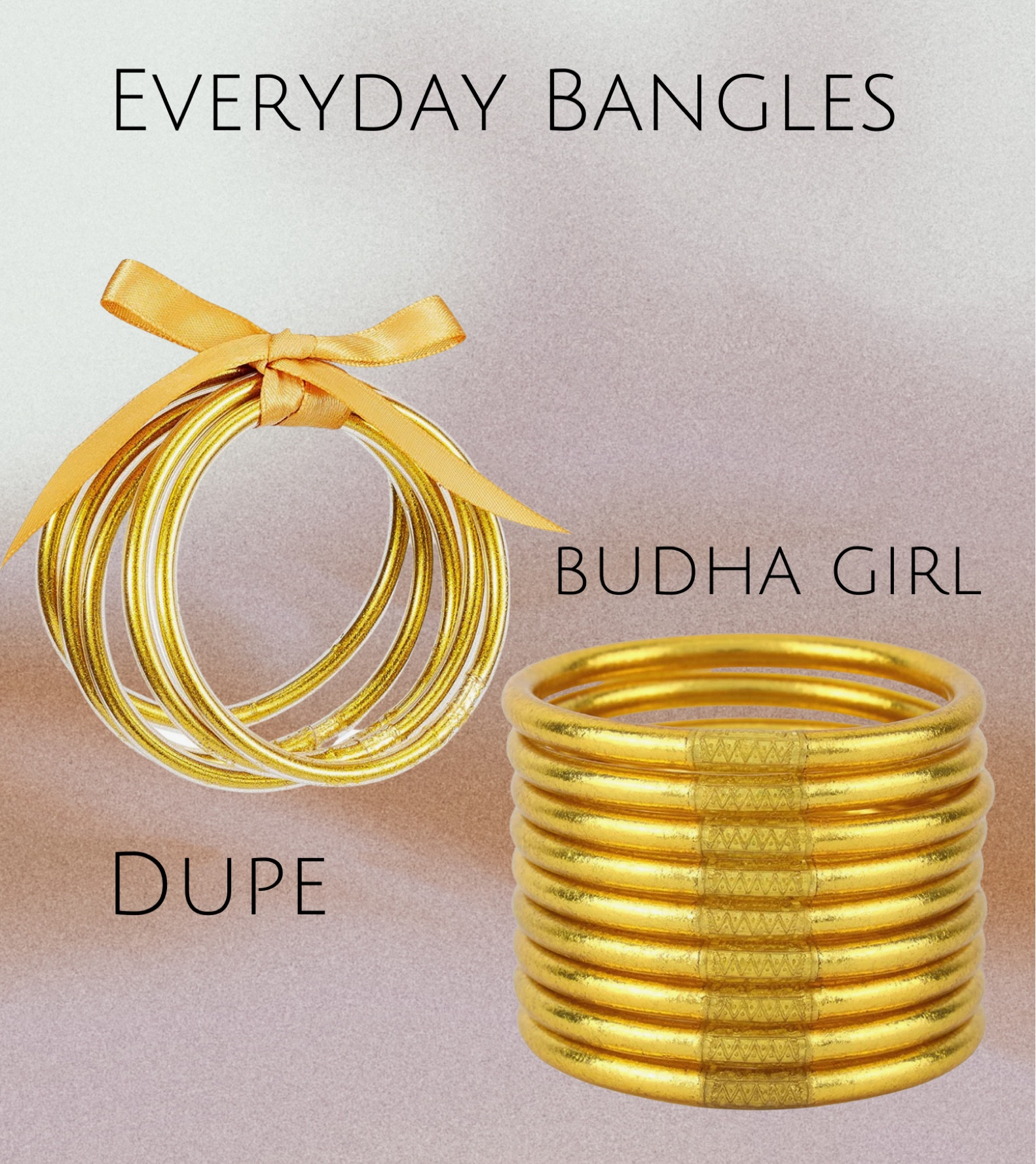 I wear my Budha bangles EVERY single day - 🙈 and I found the perfect dupe 🙌🏻💗

#LTKunder50 #LTKsalealert #LTKstyletip