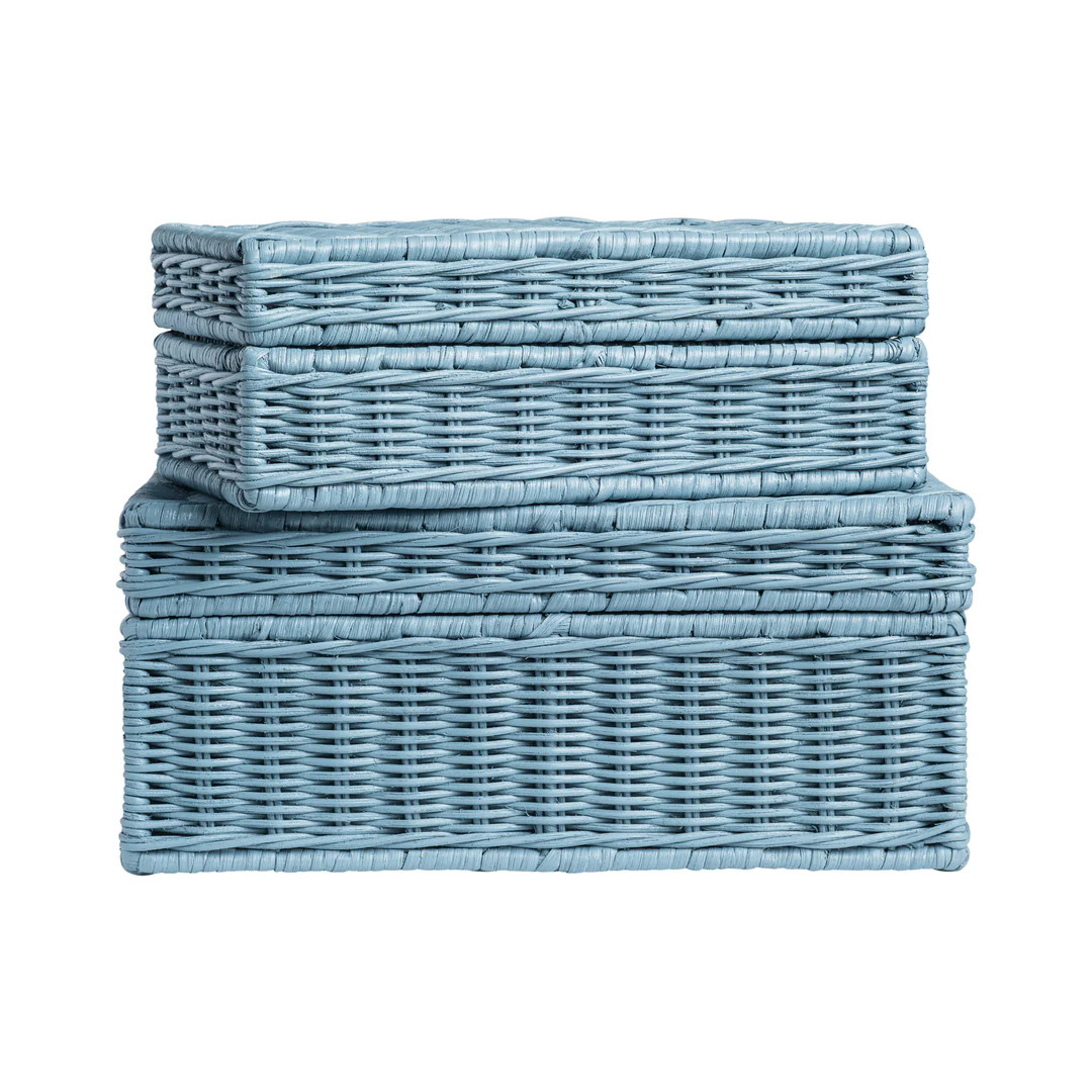 Surfside Rattan Box - Set of 2 | Cailini Coastal