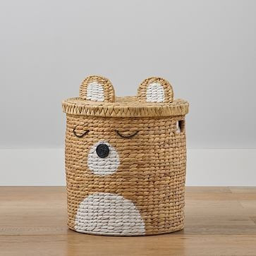 Bear Storage Basket - Nursery Decor  | West Elm (US)