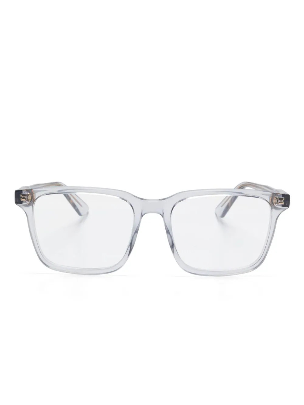Gucci Eyewear transparent-frame glasses - Blue | Farfetch Global