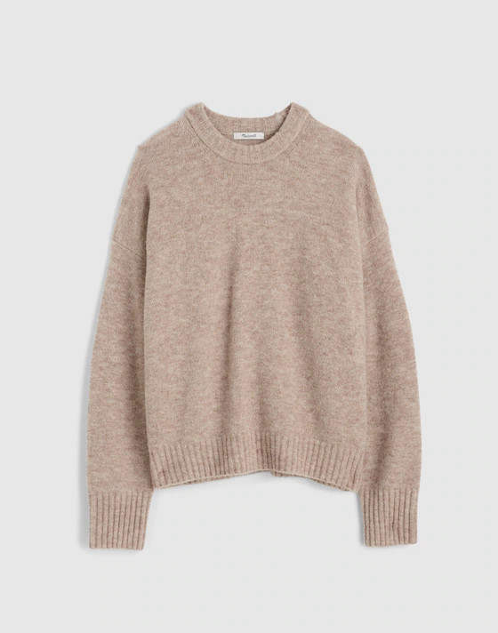 CloudSoft Drop-Shoulder Crewneck Sweater | Madewell