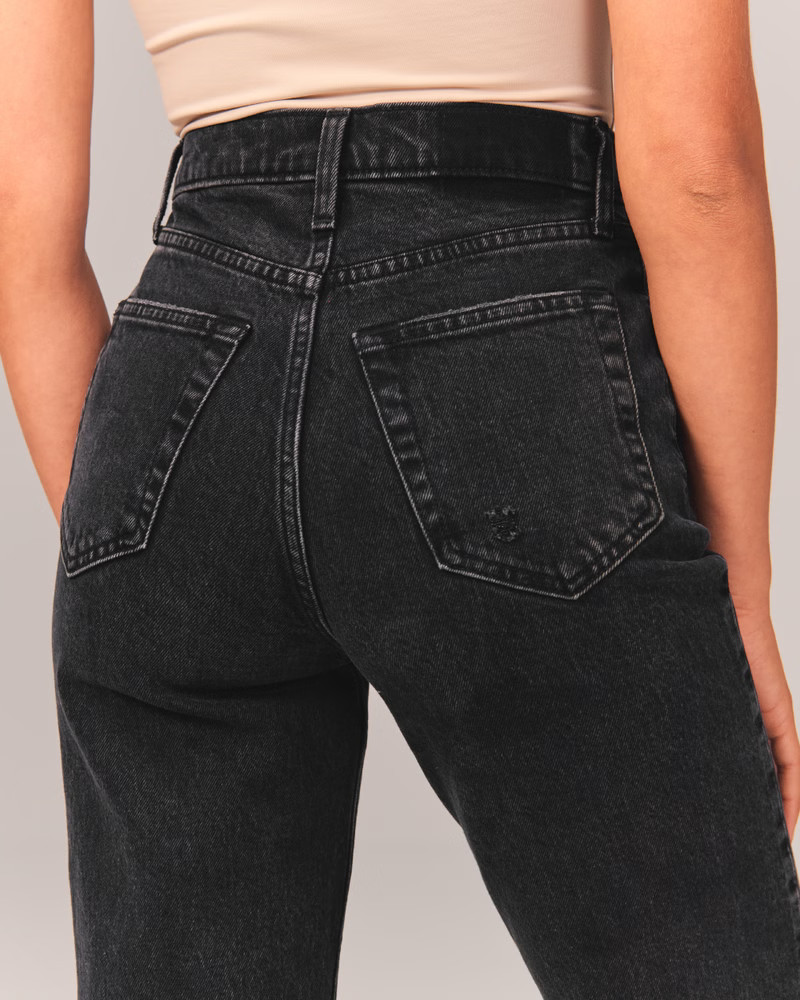 90s Ultra High Rise Straight Jeans | Abercrombie & Fitch (US)
