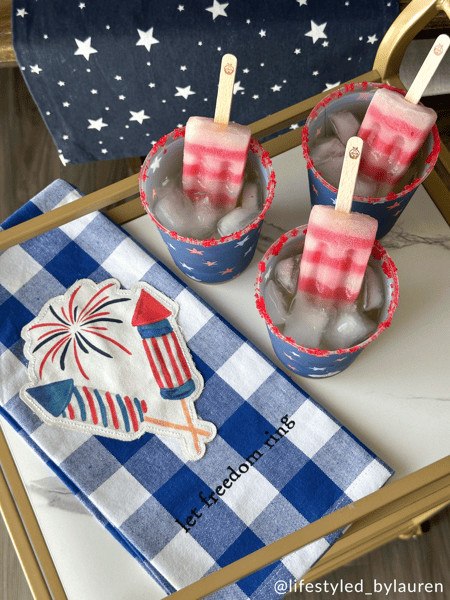 Firework Americana Towel | Mud Pie