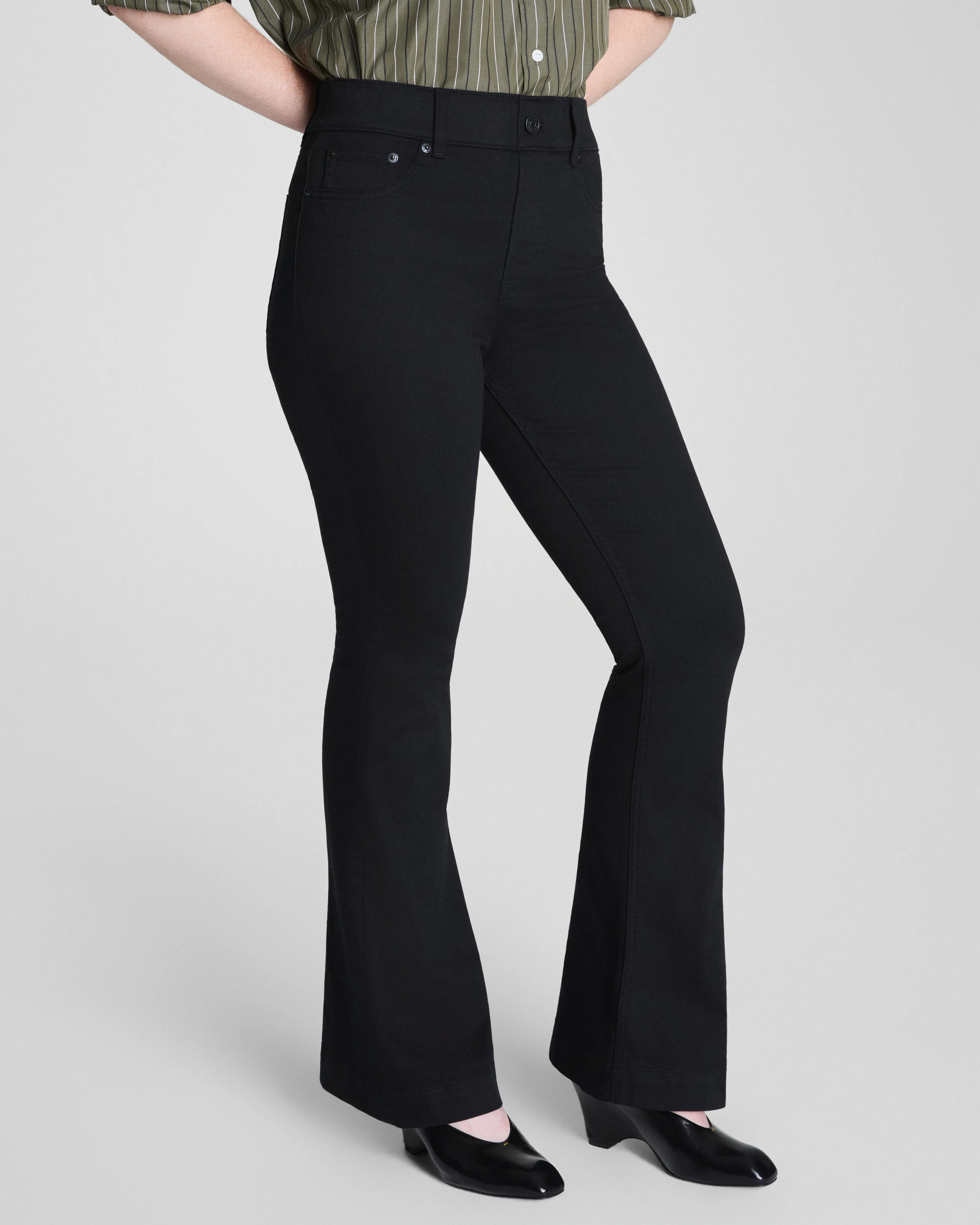 High-Rise Flare Jeans with Tummy Control | SPANX | Spanx