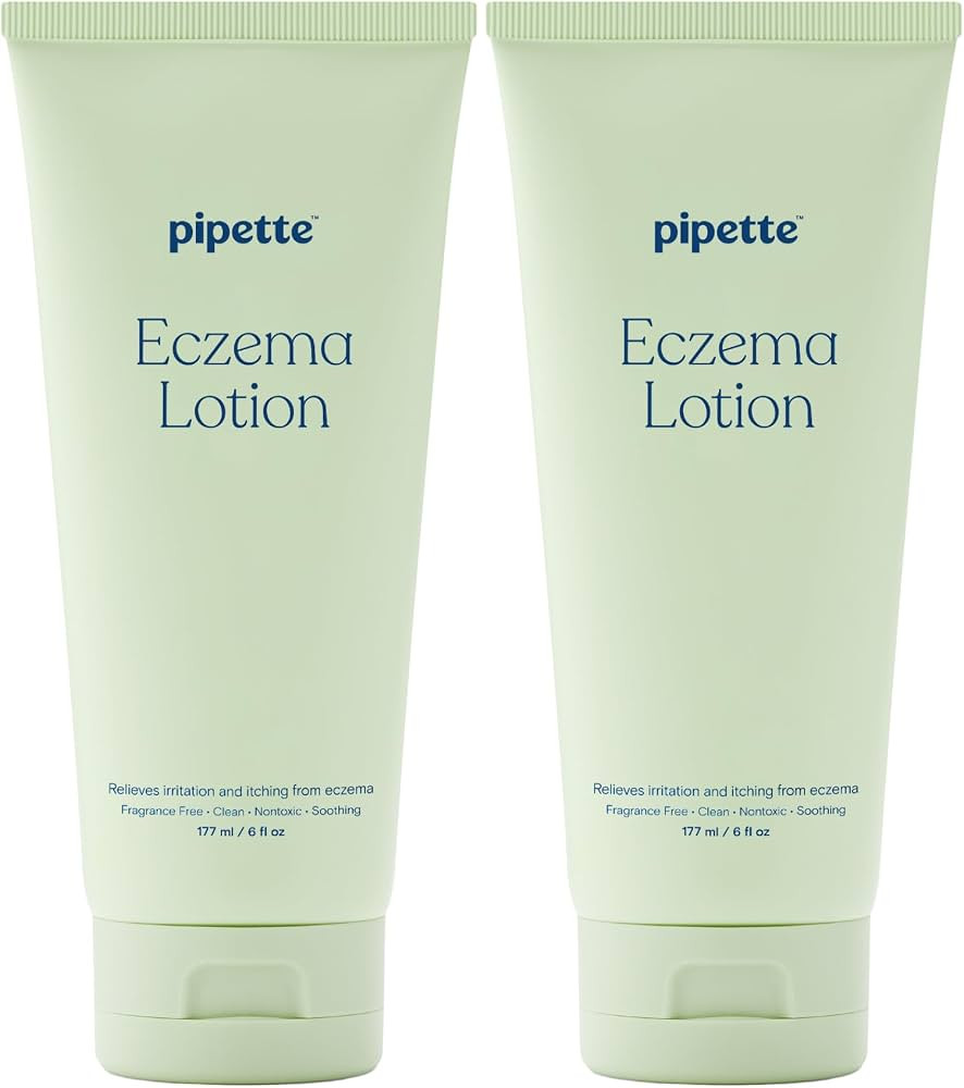 Pipette Baby Eczema Lotion Duo, Pack of 2, Fragrance Free Eczema Cream and Moisturizer, Lotion fo... | Amazon (US)