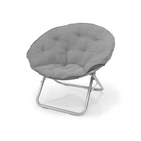 Mainstays Large Microsuede Saucer Chair, Multiple Colors | Walmart (US)