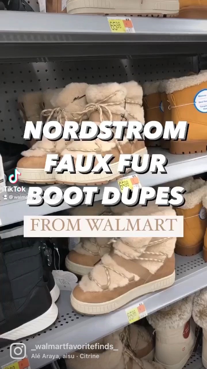We 🫶 a designer look for less 







Walmart. Walmart fashion. Walmart style. Walmart finds. Fall fashion. Fall finds. Faux fur boots. Boot dupes. Nordstrom look a like. Faux fur boots. No boundaries. Womens. Hiker boots. Fall style. Winter boots 

#LTKshoecrush #LTKstyletip #LTKunder50