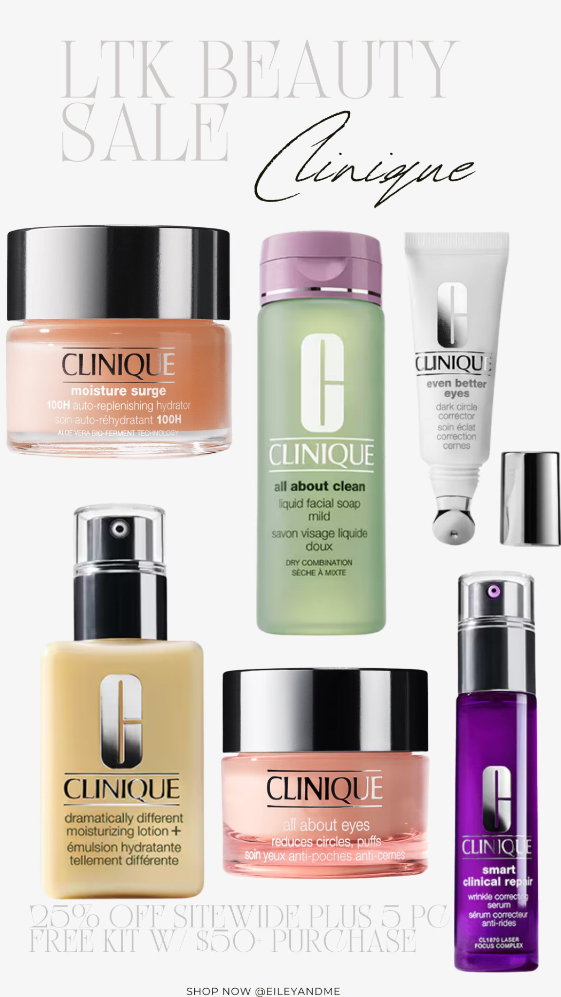 Clinique is having 25% off sitewide + 5 piece kit for free with a $50+ purchase💄

Clinique
LTK beauty sale
Moisturizer
Eye cream
Makeup
Free kit with purchase
Face products
Skin care
Makeup remover
Anti wrinkle
Dark spot treatment 

#LTKBeauty #LTKSaleAlert #LTKGiftGuide