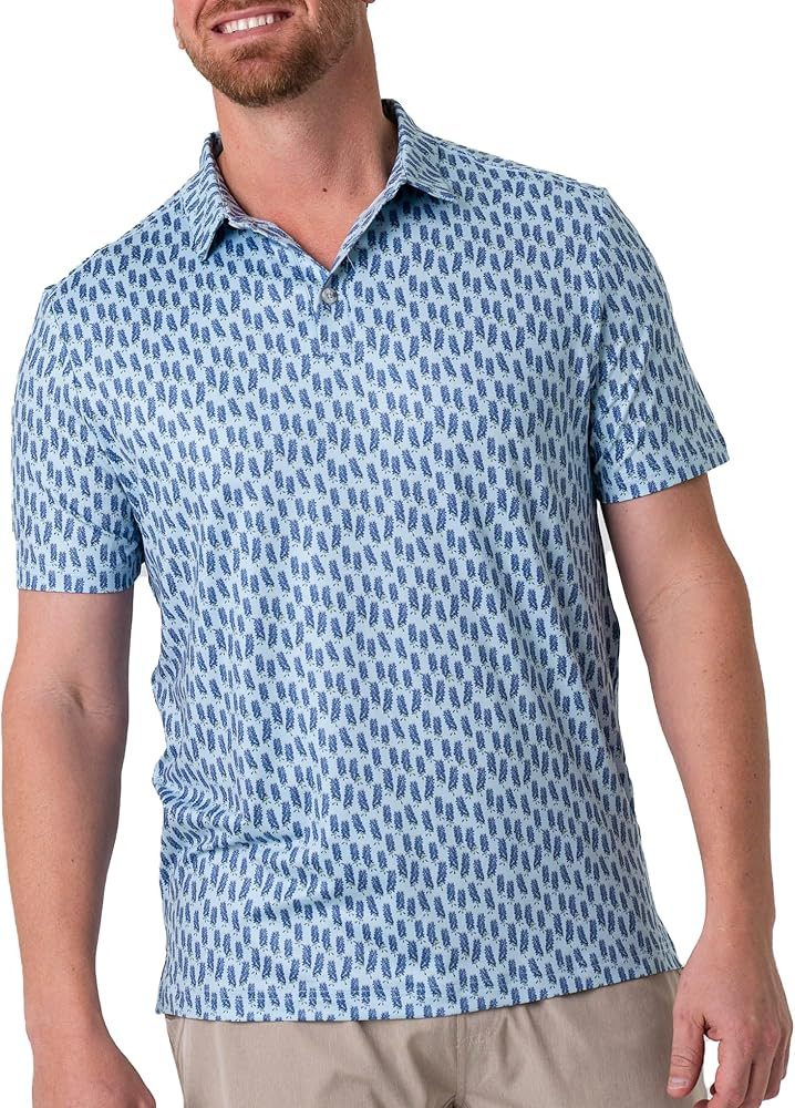 Burlebo Men\u2019s Performance Polo Shirt \u2013 Lightweight, Quick Dry, Moisture Wicking, Four-W... | Amazon (US)