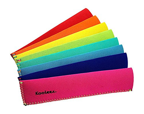 Koverz Kooleez Ice Pop Sleeves, Insulated Neoprene Sleeve for Freezer Pop/Ice Pop, Popsicle Holders for Kids, Washable and Reusable, Assorted Colors, 8-Pack | Amazon (US)