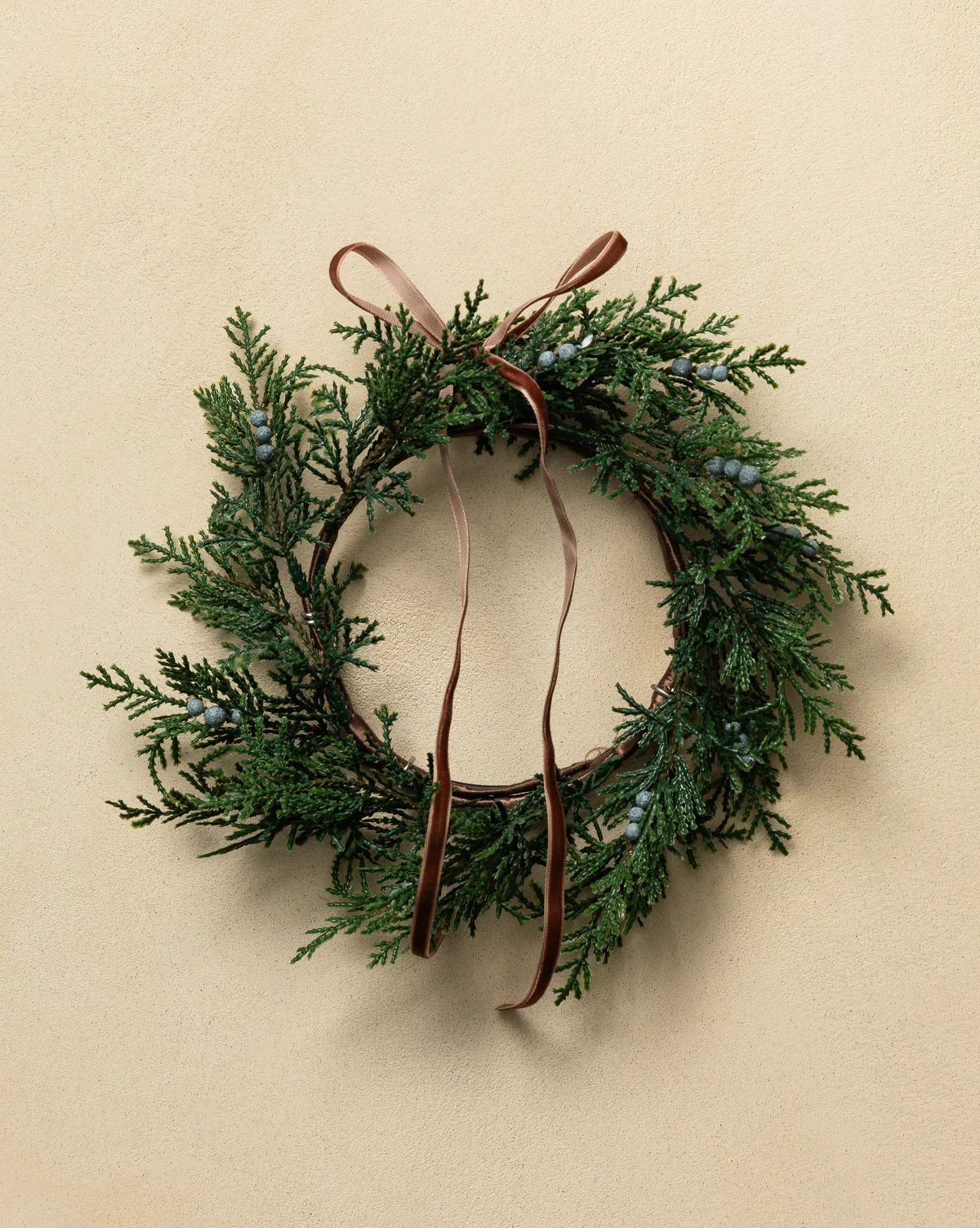 8" Faux Blueberry & Juniper Wreath | McGee & Co. (US)