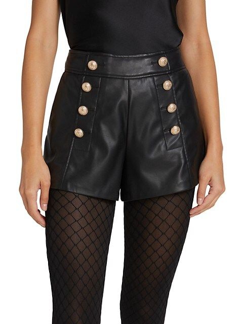 Lambert Vegan Leather Shorts | Saks Fifth Avenue