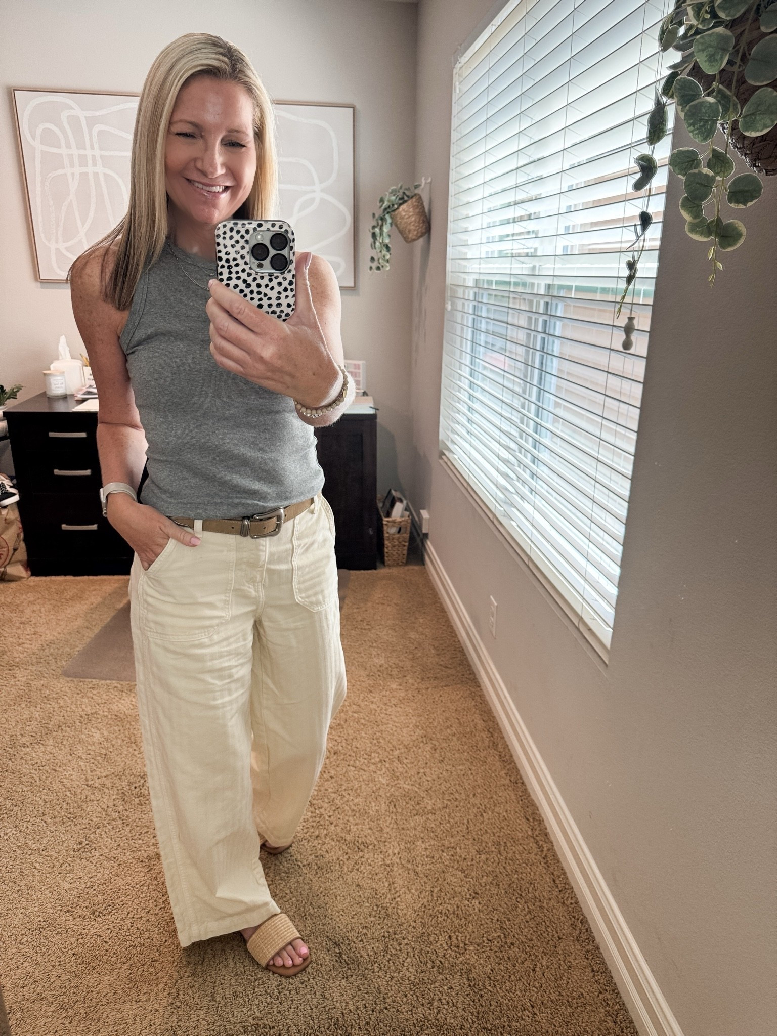 Work from home outfit in my favorite Target tank and yellow jeans from Old Navy from last year. I linked a current pair I’m loving.

#LTKootd #LTKOver40 #LTKSeasonal