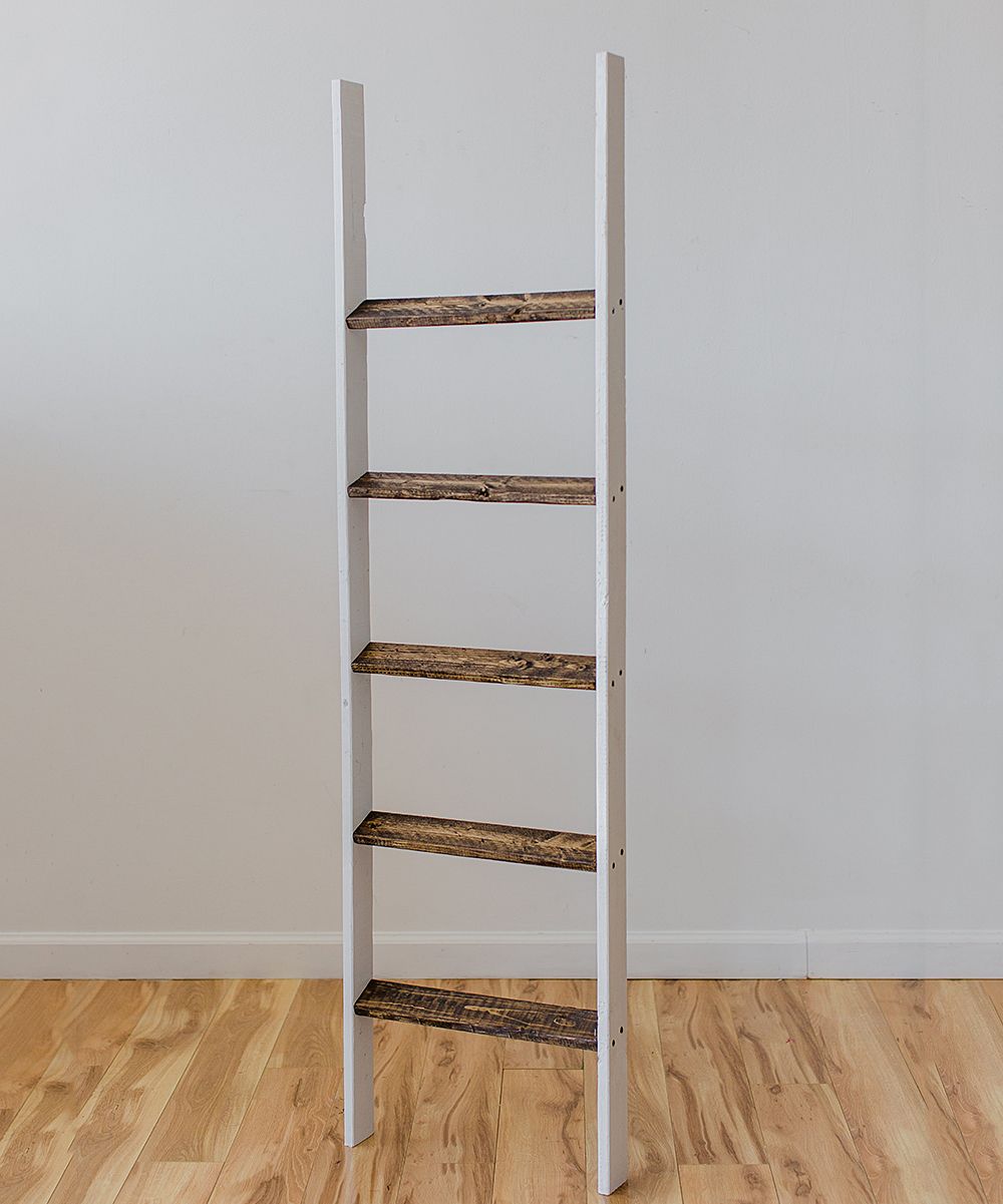 Brown & White Decorative Accent Ladder | zulily