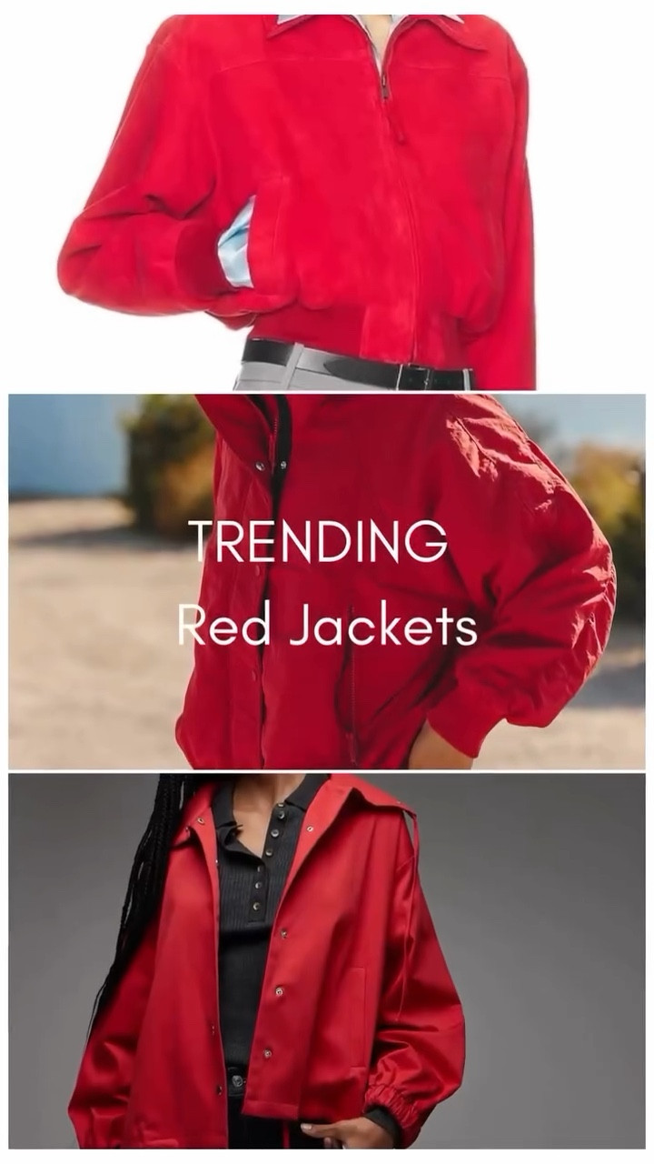 Trending Now Red Jackets. #styleinspo #fashion #redjackets

#LTKgrwm #LTKSeasonal #LTKootd
