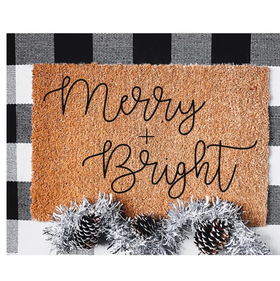 Merry and Brightdoormat | Etsy | Etsy (US)